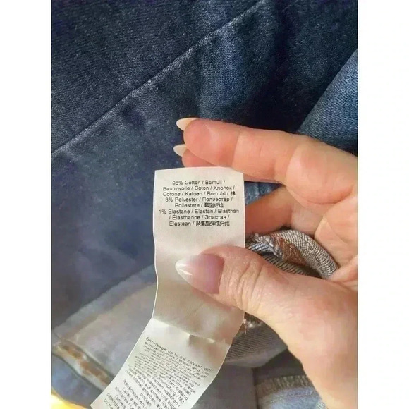 GANNI X Ahluwalia Denim Square Neck Midi Denim Wavy Dress Size 34 2 - Picture 15 of 15